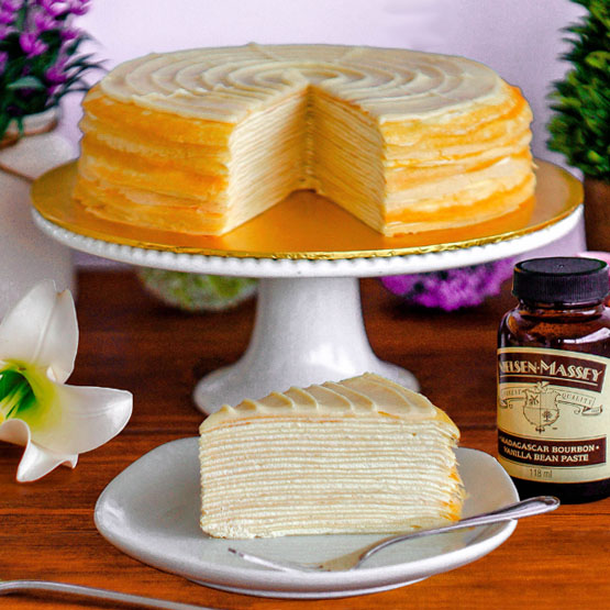 Vanilla Mille Crepe Cake Premium Handmade by♥