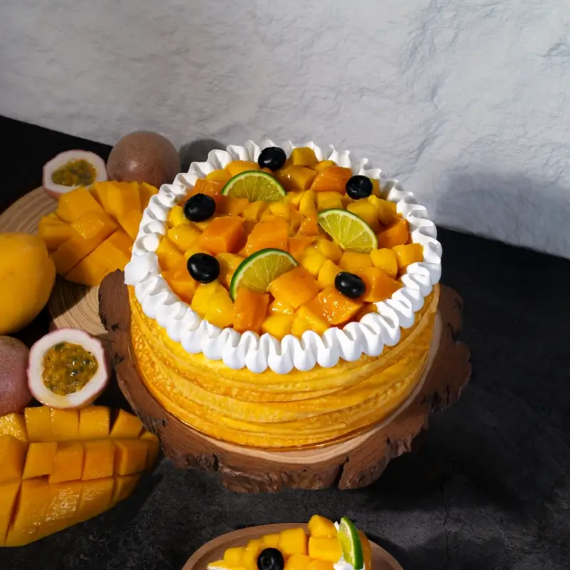Alphonso Mango Passion Crêpe (Slice) - Image 4