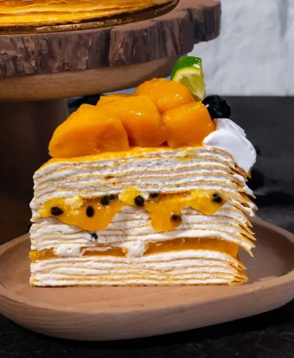 Alphonso Mango Passion Crêpe (Slice)
