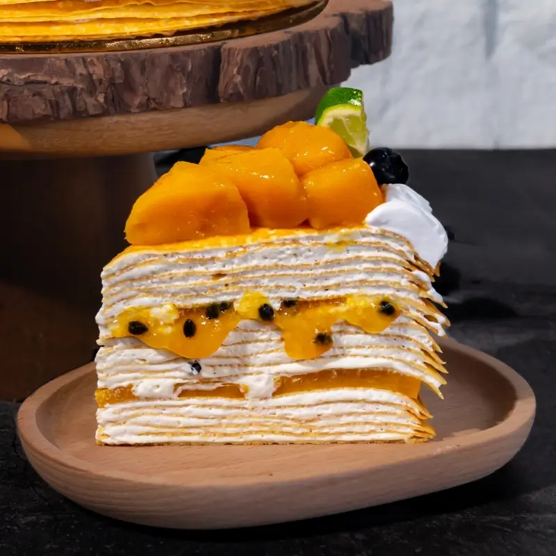 Alphonso Mango Passion Crêpe (Slice)