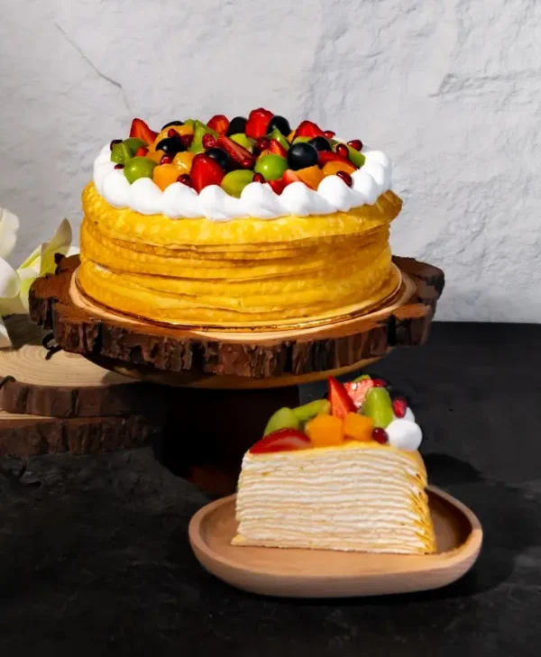 Alternative view of Fruity Madagascar Vanilla Crêpe (Slice)