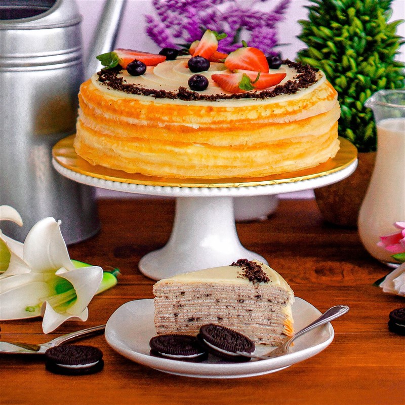 Oreo Mille Crepe Cake Premium Cakes By