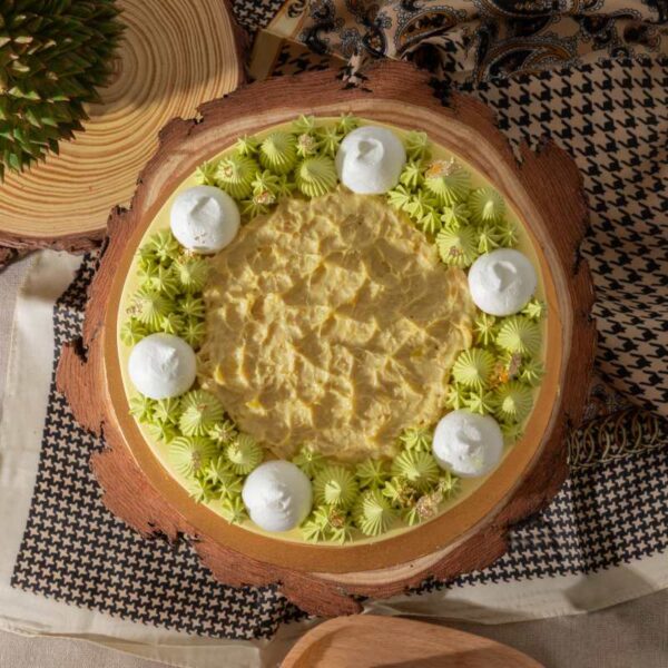 24K Musang King Durian Crêpe (Slice) - Image 2