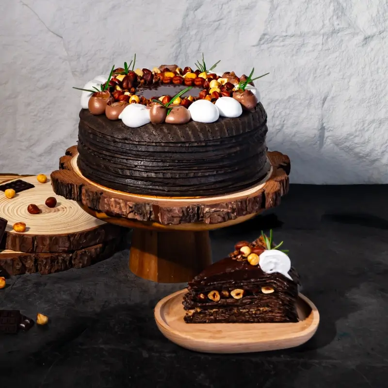 Callebaut® Hazelnut Dark Chocolate Crêpe