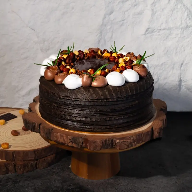 Callebaut® Hazelnut Dark Chocolate Crêpe - Image 5