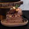 Callebaut® Hazelnut Dark Chocolate Crêpe (Slice)