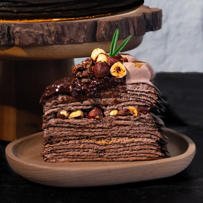 Callebaut® Hazelnut Dark Chocolate Crêpe - Image 3