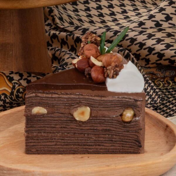 Callebaut® Hazelnut Dark Chocolate Crêpe (Slice)