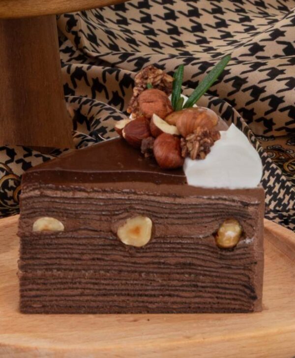 Callebaut® Hazelnut Dark Chocolate Crêpe (Slice)