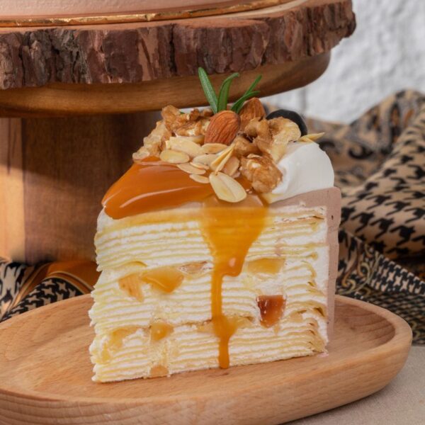 Salted ZERO Caramel Almond Vanilla Crêpe - Image 3
